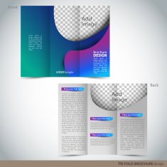 Tri Folder Brochure - Leaflet mock up N6