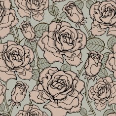 seamless with roses N2