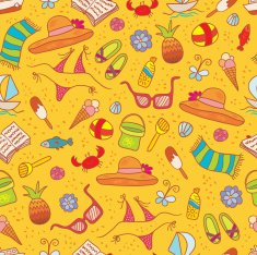 Summer seamless pattern N19