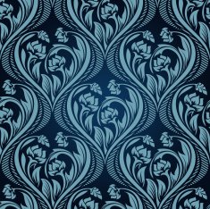 Floral seamless wallpaper N2