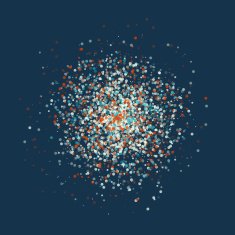 Coast Supernova Star Cluster Circle Pattern