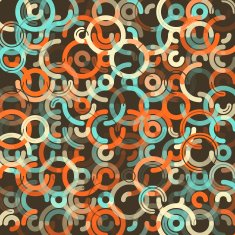 LeMans Geometric Circle Background Pattern