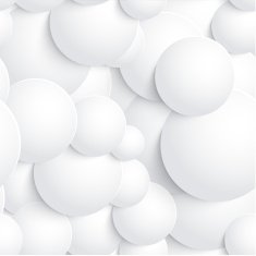 paper bubbles seamless pattern