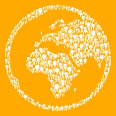 World Globe on Vector Lightbulb Pattern Background