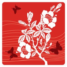 Vector floral background N46