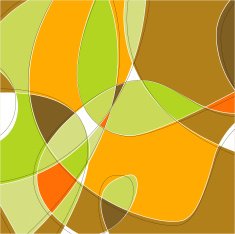 Retro swirl background N2