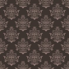 Vector Seamless Damask Pattern N14
