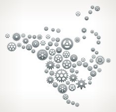 North America Metallic Gears and Pinions Pattern