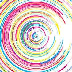 Color Concentric Circle Pattern