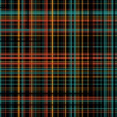 Orange Line Raster Art Pattern