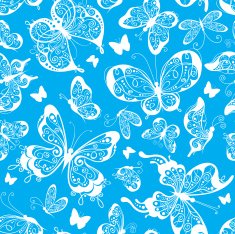 Seamless texture with butterflies N3