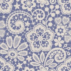 Lace Seamless Pattern Blue backgrounds