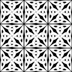 Celtic tiles (Seamless knot variation n&deg; 1)
