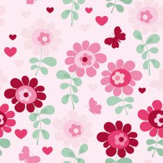 Cute flower Seamless Pattern - Illustration N2