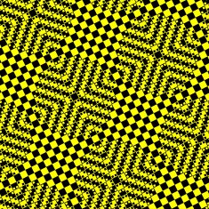 Yellow and black seamless pattern