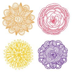 Doodle flowers 1 N2