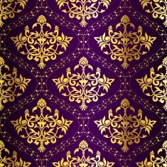 Elaborate seamless floral pattern