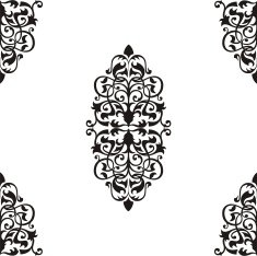 Vector Seamless Baroque Pattern