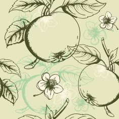 apple seamless pattern