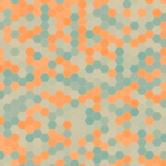 Sand Hexagon Pattern Square