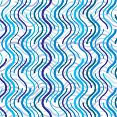 Wavy lines water seamless pattern