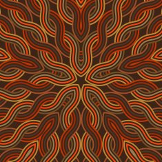 celtic knot pattern card mandala amulet