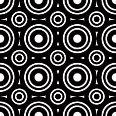 Seamless geometric black and white stripes background simple