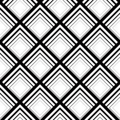 Seamless geometric vector background simple black and white str