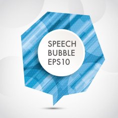 abstract Speech bubble background eps10