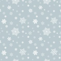 Snowflake seamless pattern N4