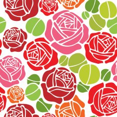 rose seamless pattern N16