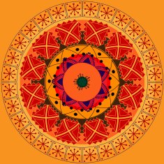 Henna (African art inspired) Background
