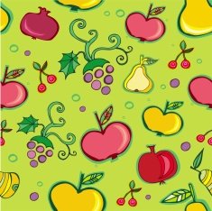 Seamless fruit texture