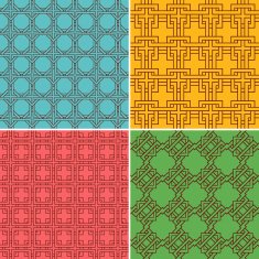 Geometric seamless patterns N20