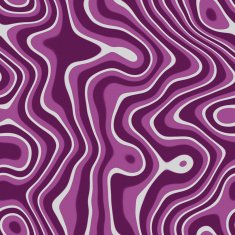 Seamless abstract 60's design on paper