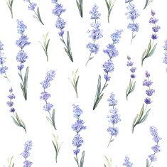 Watercolor lavender pattern