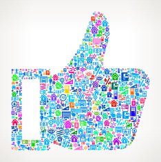 Thumbs Up on Home Automation and Security Vector Background