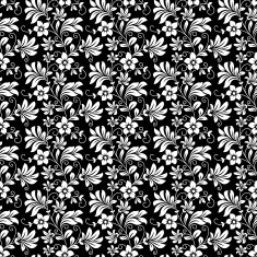 Beautiful intricate retro seamless floral pattern