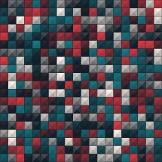 Retro Abstract Triangle Shape Pattern