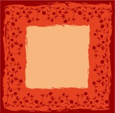 Grange Pomegranate Frame Red