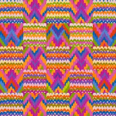 Central Asian Pattern (IKAT) N7
