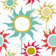 Summer floral pattern N10