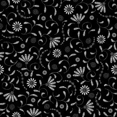 Stitched Floral Pattern