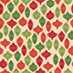 Seamless Holiday Ornaments