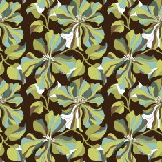 seamless background with flowers N17