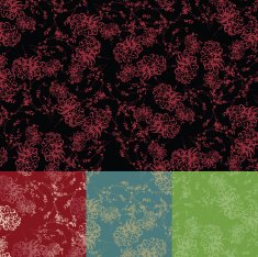 Tossed Chrysanthemum Pattern