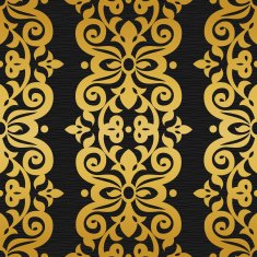 Vector seamless pattern in Victorian style N16