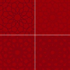 Seamless Islamic star pattern N3