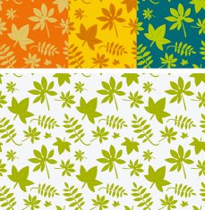 Set of four leaves pattern