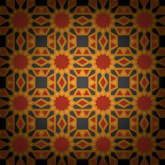 Retro islamic tile N2